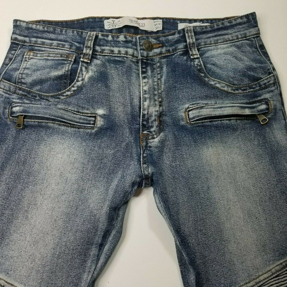Skinny Fit Stretch Knee Embellishment N27 0528